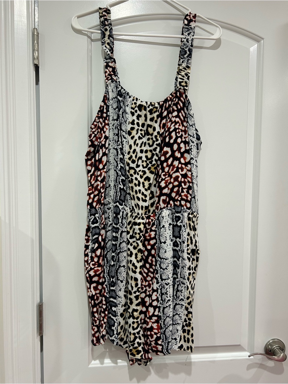 Express Mixed Animal Print Summer Romper